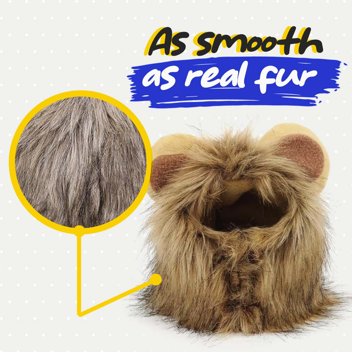 The Purr-Fect Lion Mane Costume For Cats & Small Dogs